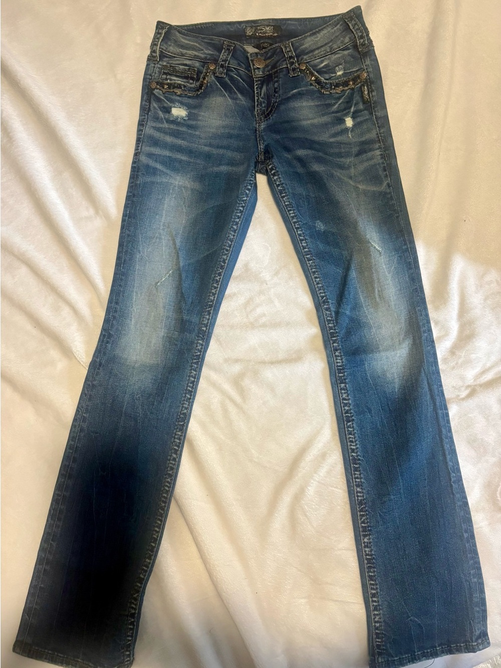 Silver Jeans Women’s Dark Blue Boot Cut Jeans